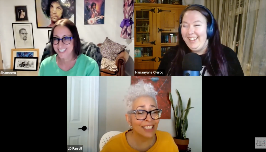 A picture of Shameem, Leslie and Hananya